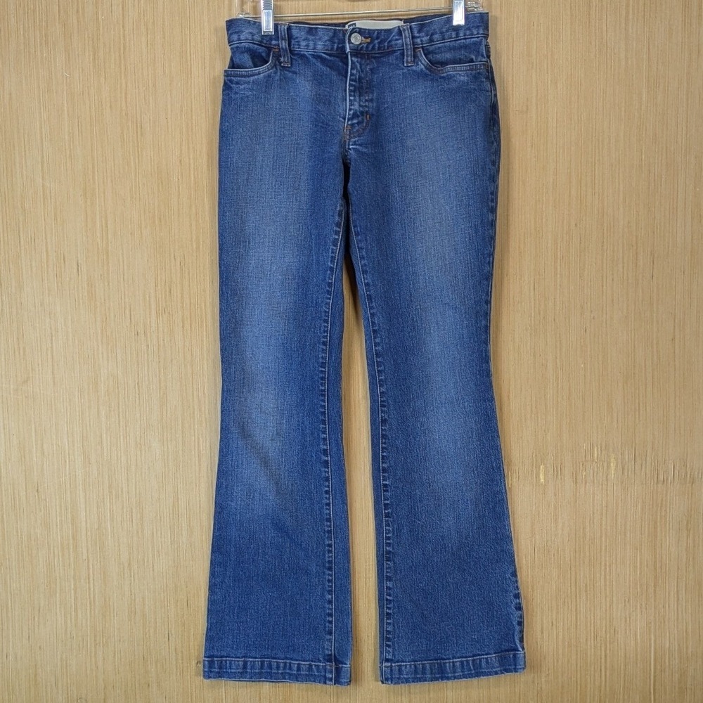 Vintage Gap Y2K Long and Lean Low Rise Bootcut Jeans Womens 4R Stretch Denim